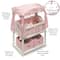 Badger Basket Pink & White Canopy Doll Crib with Baskets, Bedding & Mobile